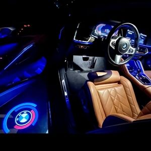 4 BMW 50th anniversary projector door lights